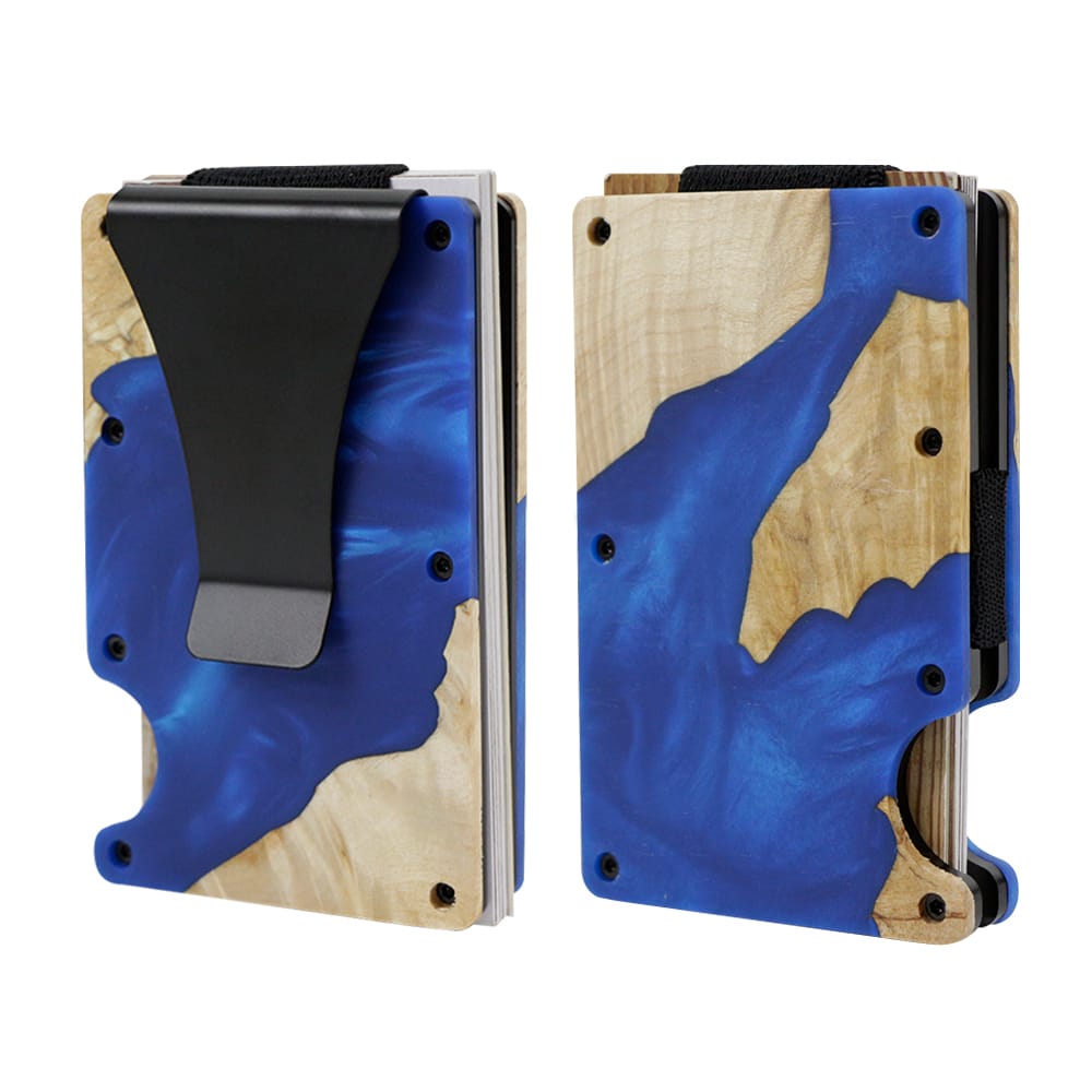 Blue wallet