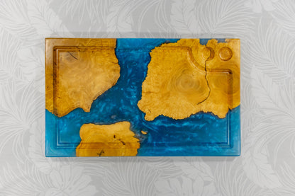 Light blue cutting board